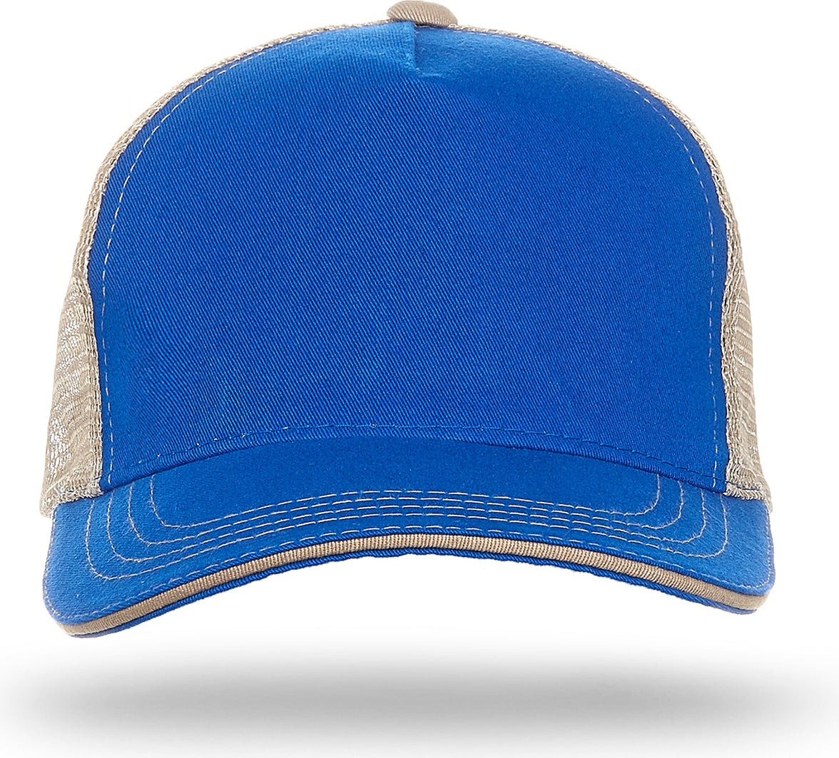 Cobra Cap Wm-5 5 Panel Washed Twill/soft Mesh - Royal Khaki