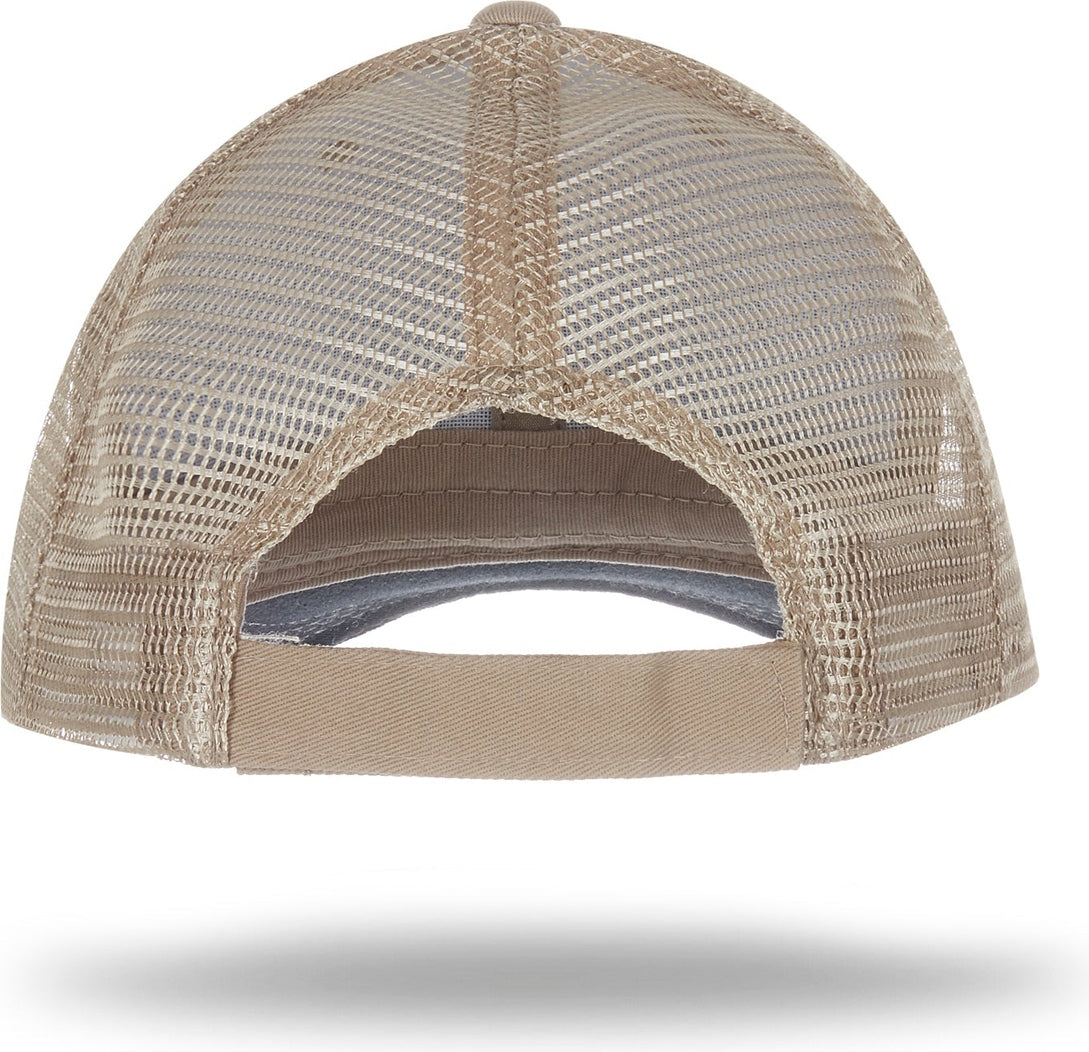 Cobra Cap Wm-6 6 Panel Washed Twill/soft Mesh - Black Khaki