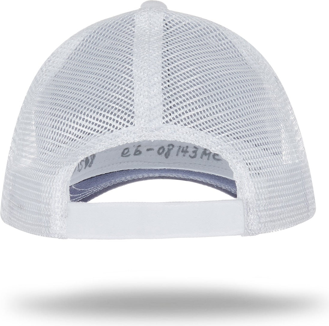 Cobra Cap Wm-6 6 Panel Washed Twill/soft Mesh - Navy White