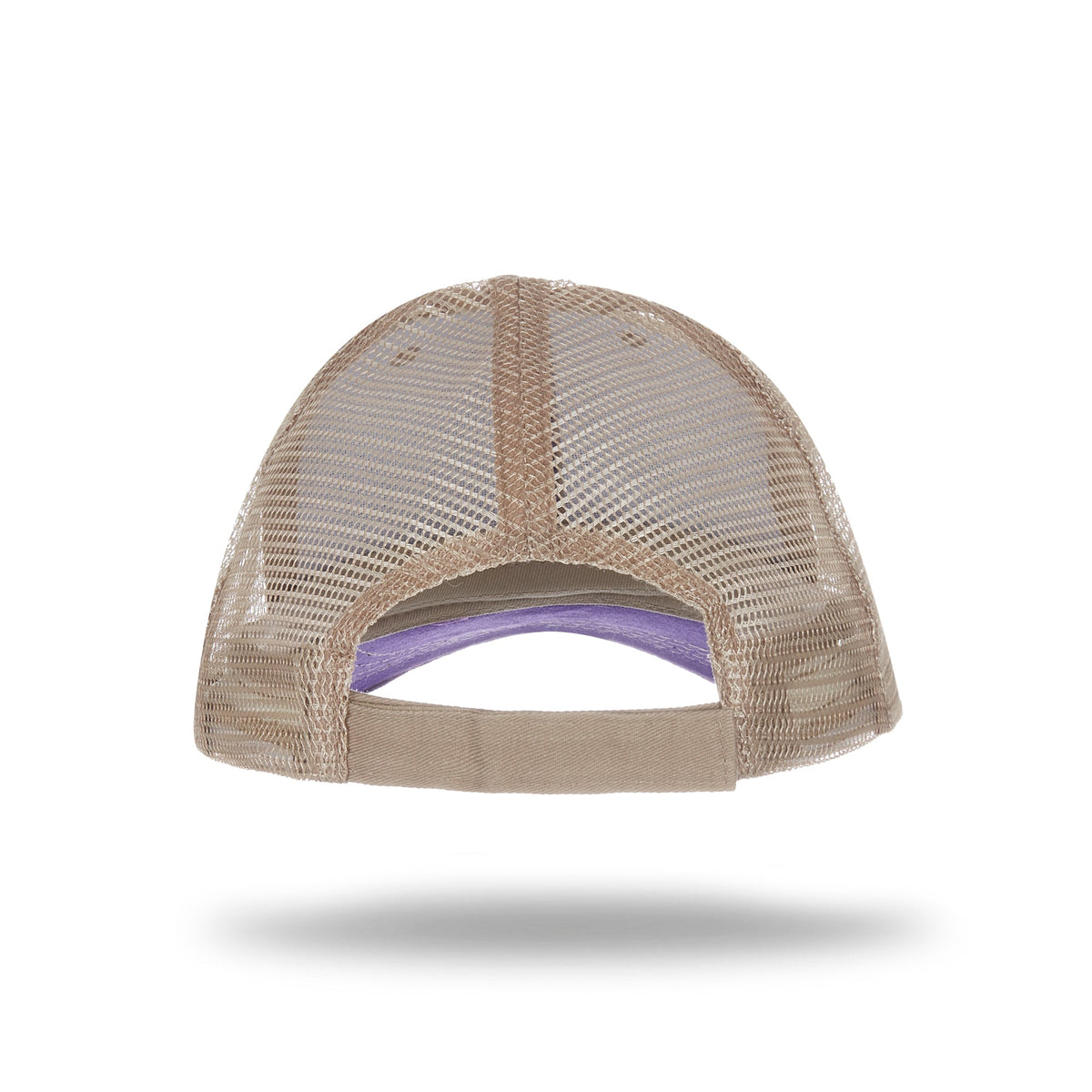 Cobra Cap Wm-6 6 Panel Washed Twill/soft Mesh - Purple Khaki - Purplekhaki