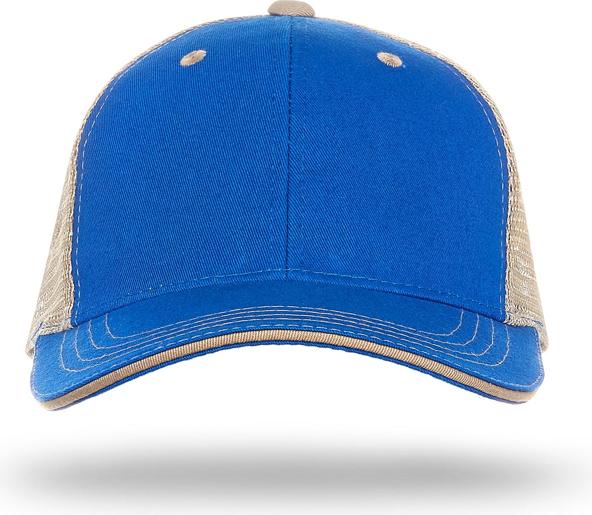 Cobra Cap Wm-6 6 Panel Washed Twill/soft Mesh - Royal Khaki