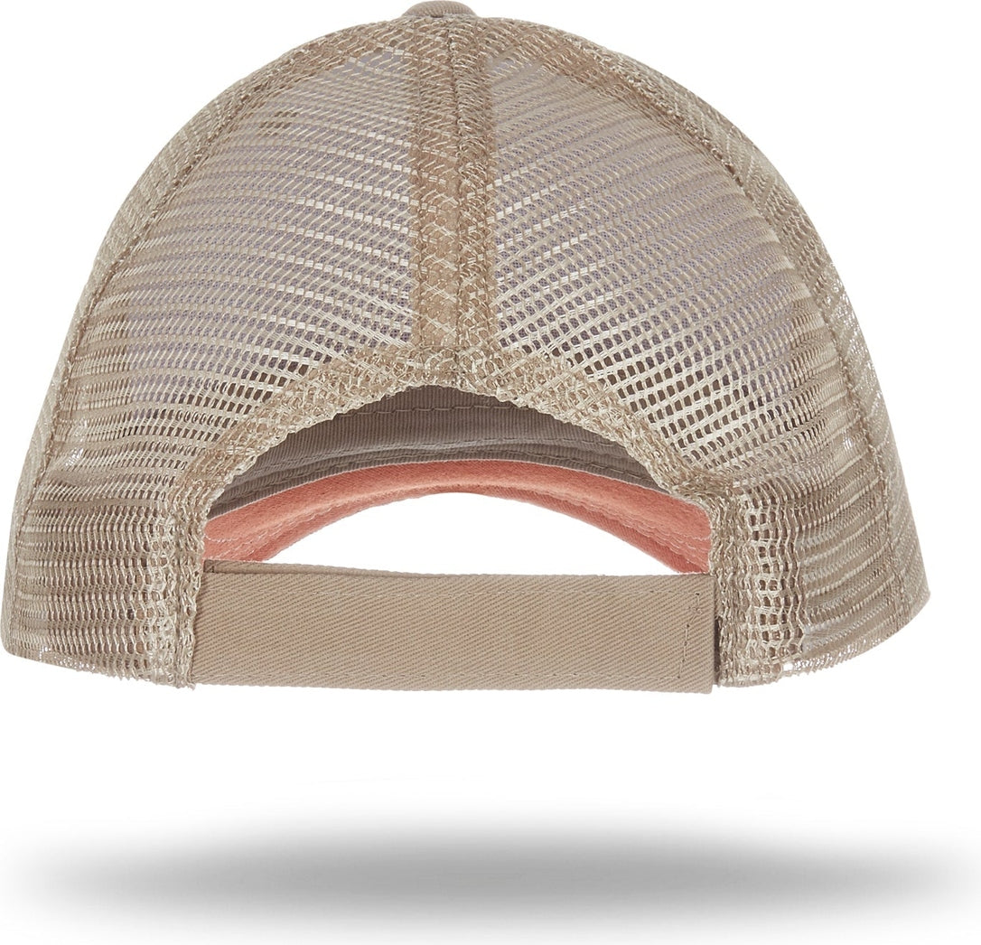 Cobra Cap Wm-6 6 Panel Washed Twill/soft Mesh - Texas Orange Khaki