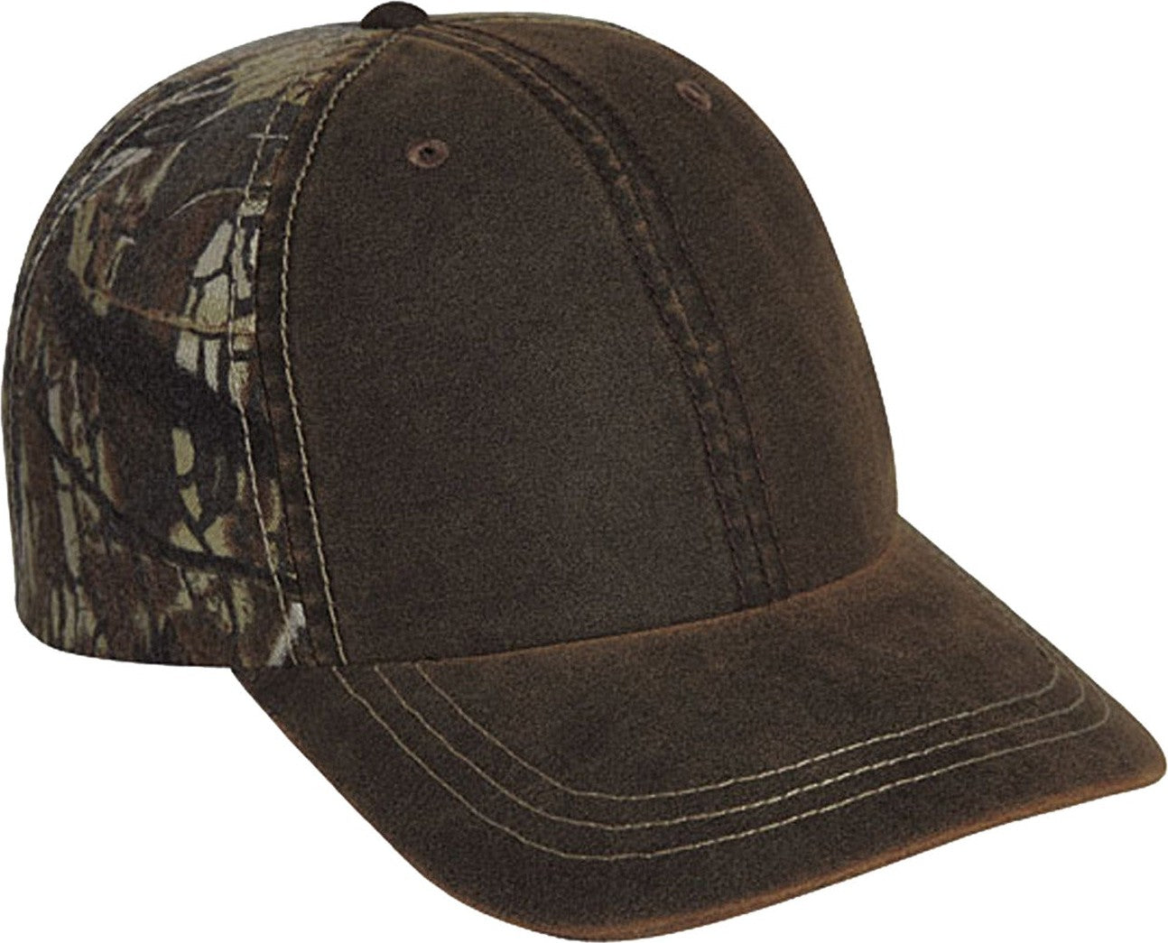 Cobra Cap Wsg-c 6 Panel Weatherwashed with - Brown Superflauge