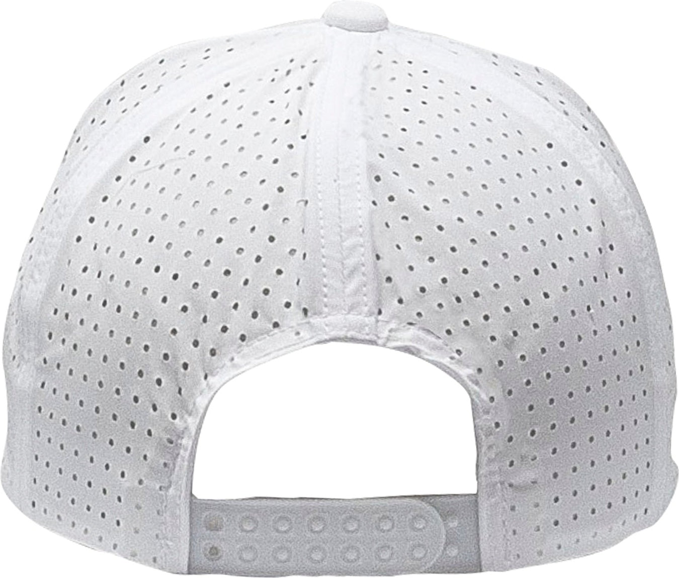 Cobra Cap Xfr 5 Panel Structured Perforated Lasercut Back Mixcolors Rope - White Black