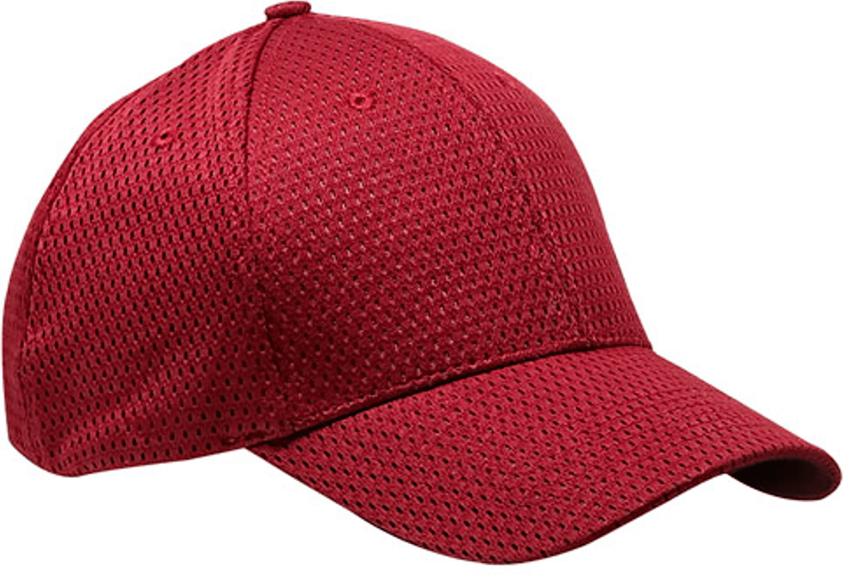 Cobra Cap Yam Youth Athletic Mesh 6 Panel - Cardinal