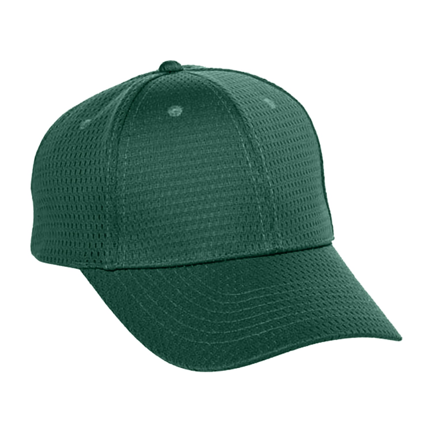 Cobra Cap Yam Youth Athletic Mesh 6 Panel - Dark Green