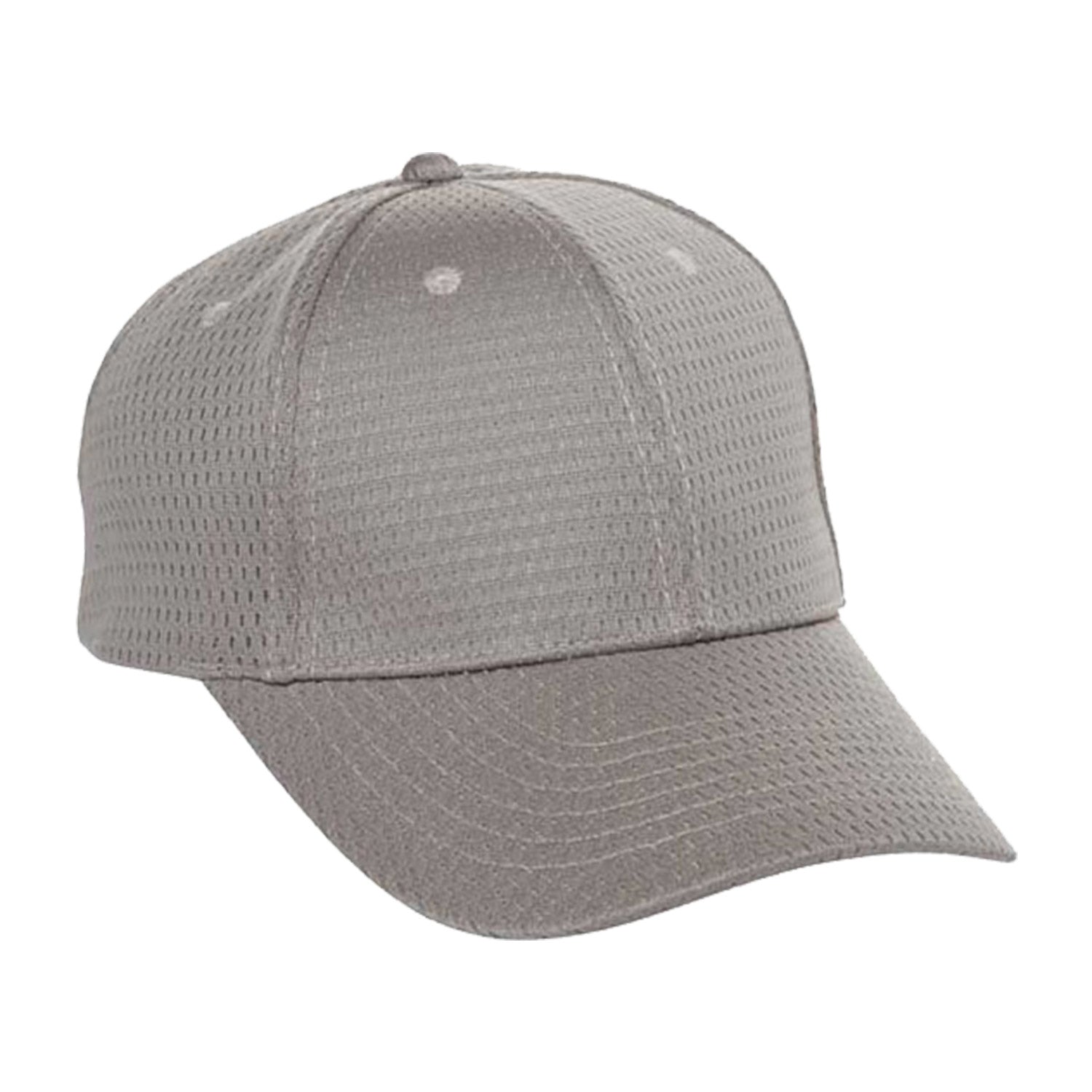 Cobra Cap Yam Youth Athletic Mesh 6 Panel - Gray