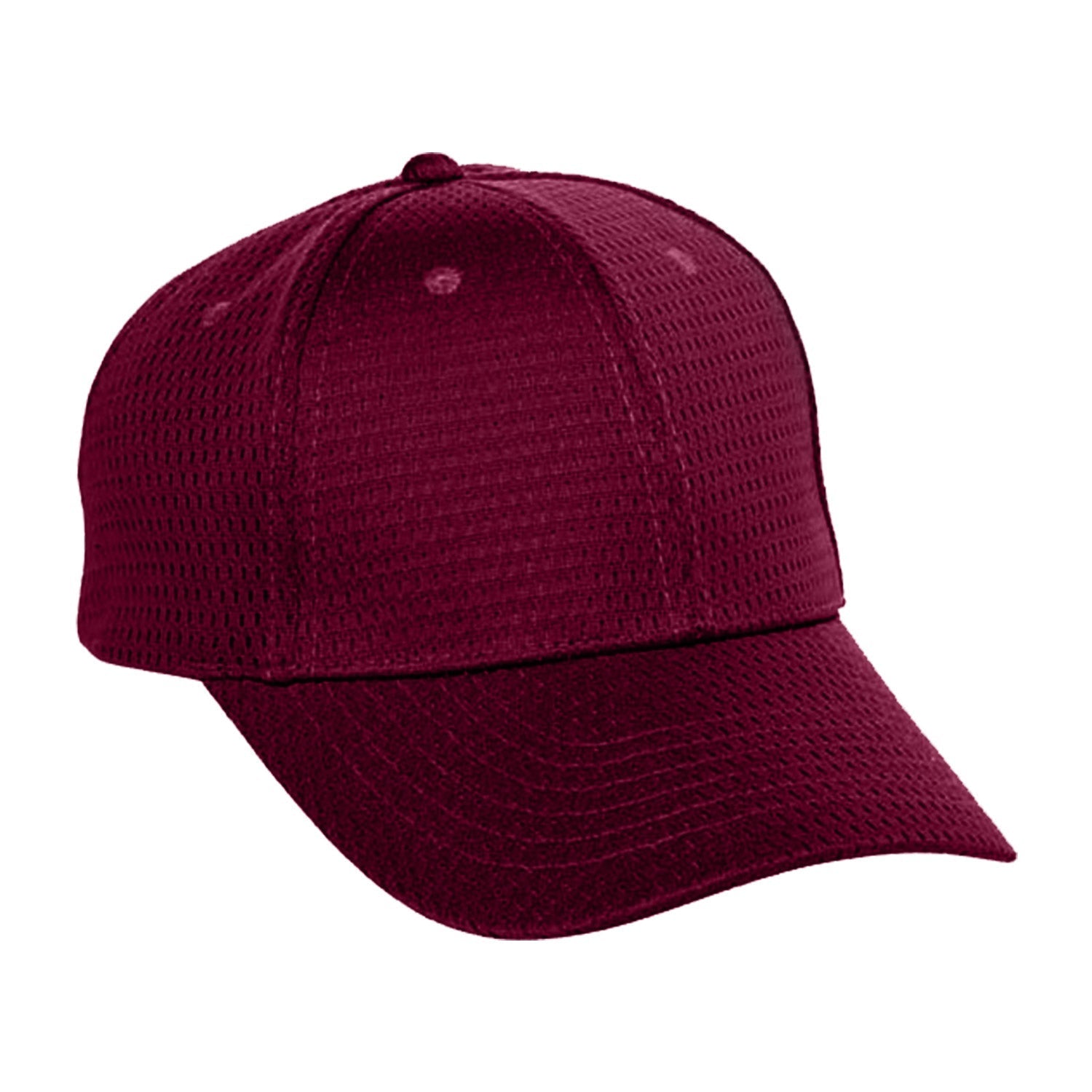 Cobra Cap Yam Youth Athletic Mesh 6 Panel - Maroon