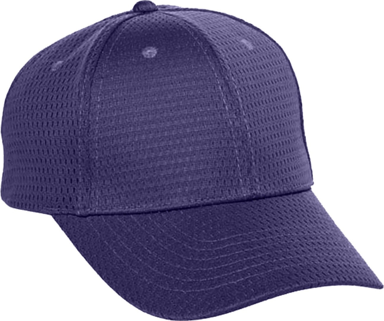 Cobra Cap Yam Youth Athletic Mesh 6 Panel - Purple