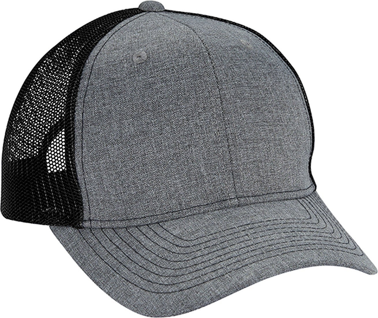 Cobra Cap Yd-6m 6 Panel Yarn Dye Suit Fabric - Charcoal Black
