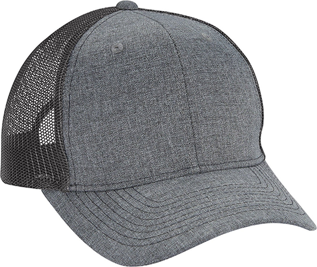 Cobra Cap Yd-6m 6 Panel Yarn Dye Suit Fabric - Charcoal