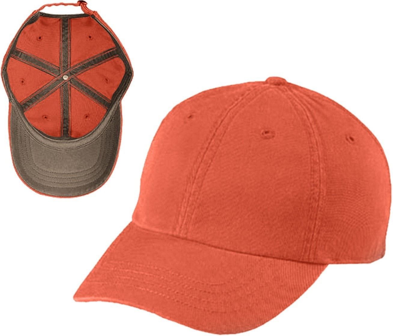 Cobra Cap Ygap-r Youth 6 Panel Gapr - Orange Dirt