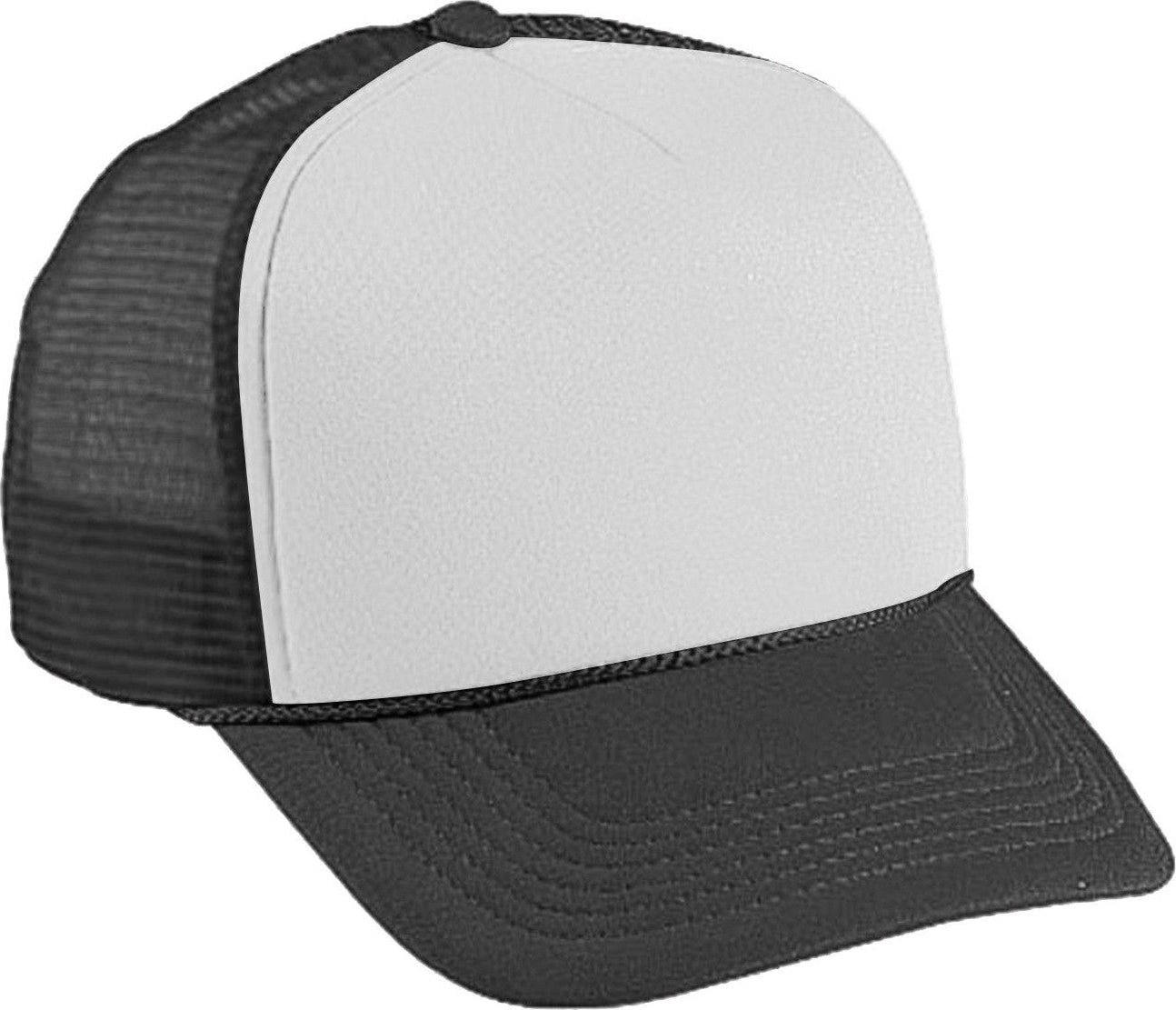 Cobra Cap Ymc Youth Foam Front Mesh Back - White Black