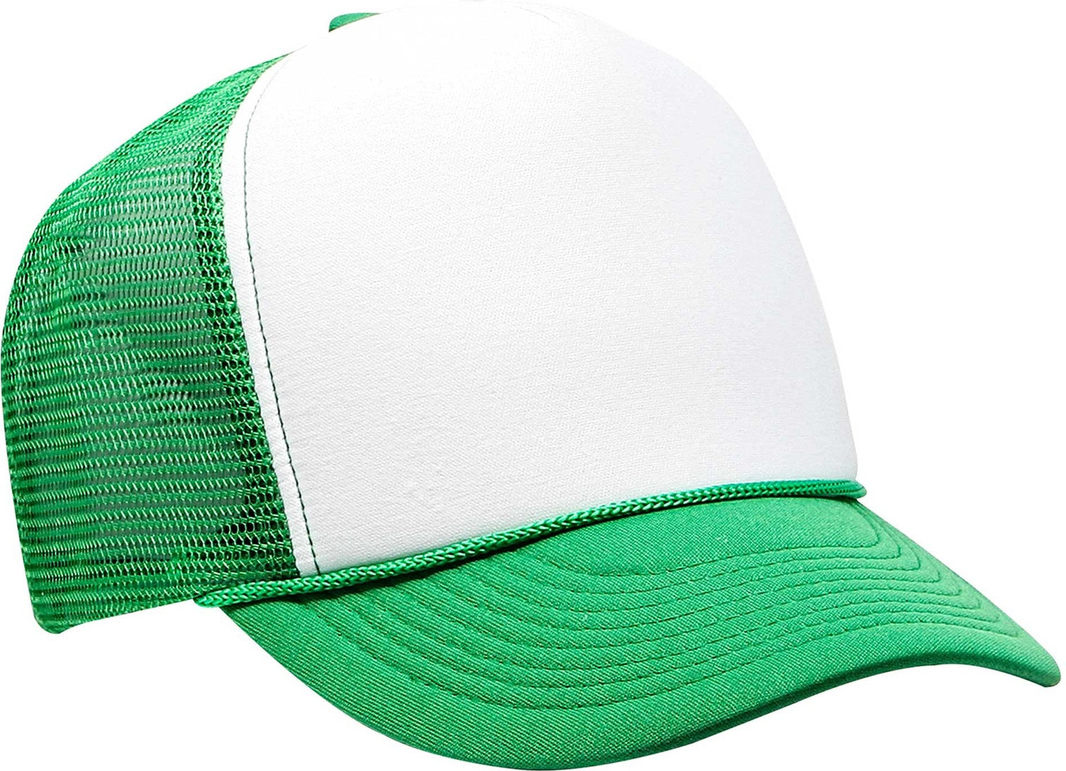 Cobra Cap Ymc Youth Foam Front Mesh Back - White Kelly