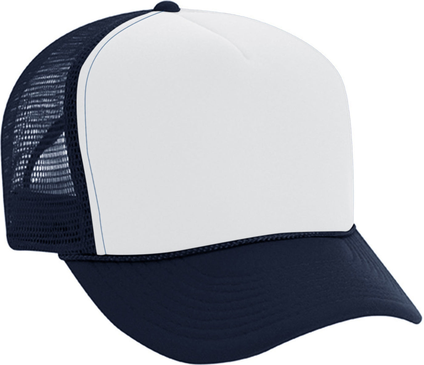 Cobra Cap Ymc Youth Foam Front Mesh Back - White Navy