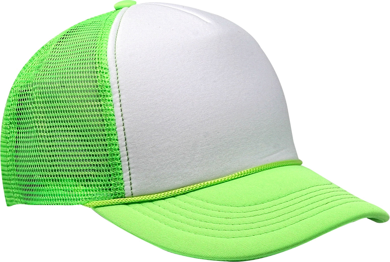 Cobra Cap Ymc Youth Foam Front Mesh Back - White Neon Green