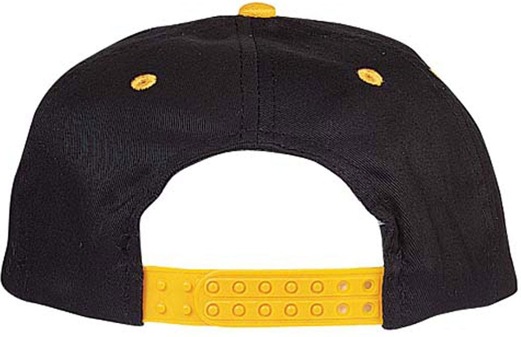 Cobra Cap Ypt-2 Youth 6 Panel Twill 2tone - Black Gold