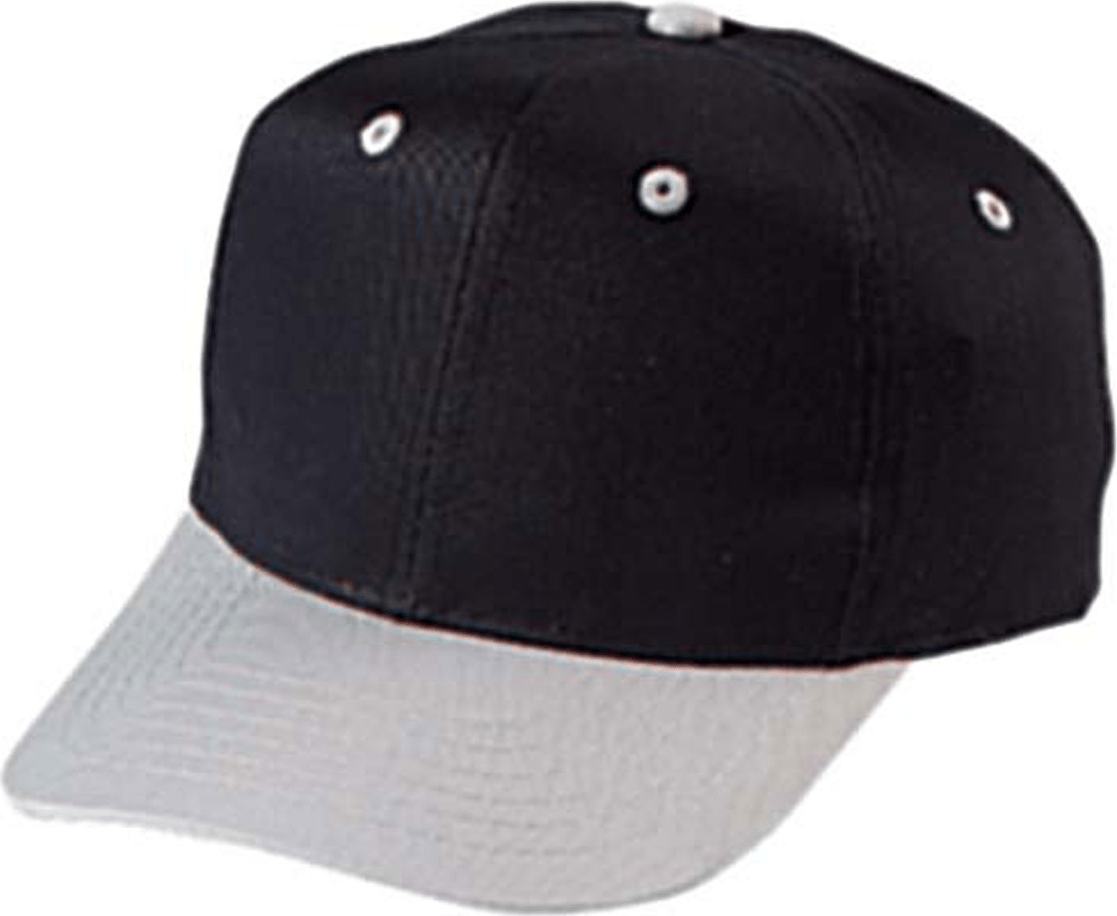 Cobra Cap Ypt-2 Youth 6 Panel Twill 2tone - Black Gray