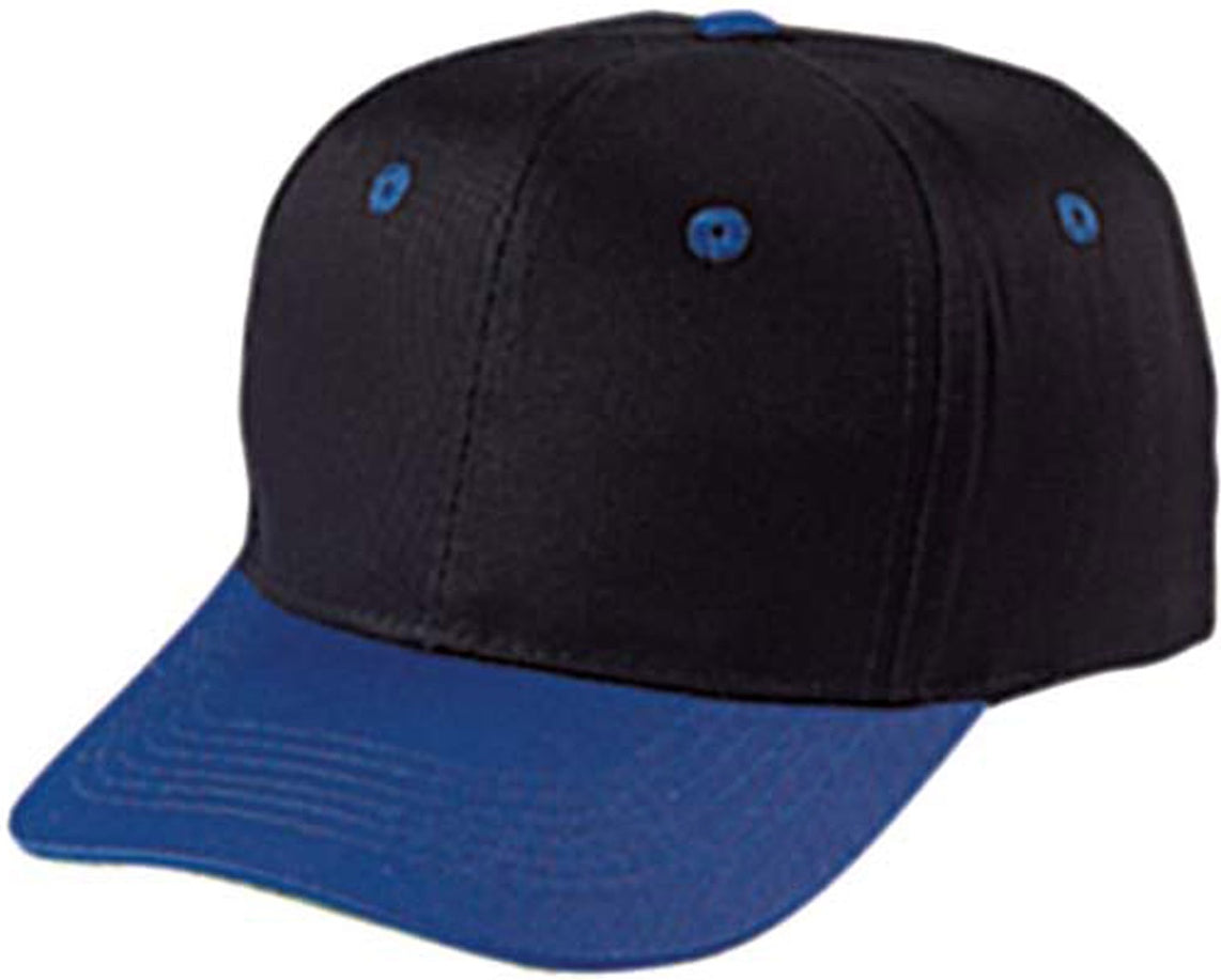 Cobra Cap Ypt-2 Youth 6 Panel Twill 2tone - Black Royal