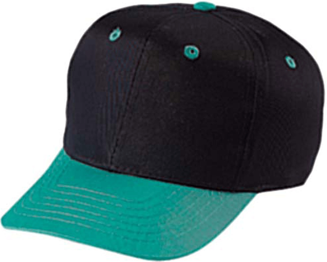 Cobra Cap Ypt-2 Youth 6 Panel Twill 2tone - Black Teal