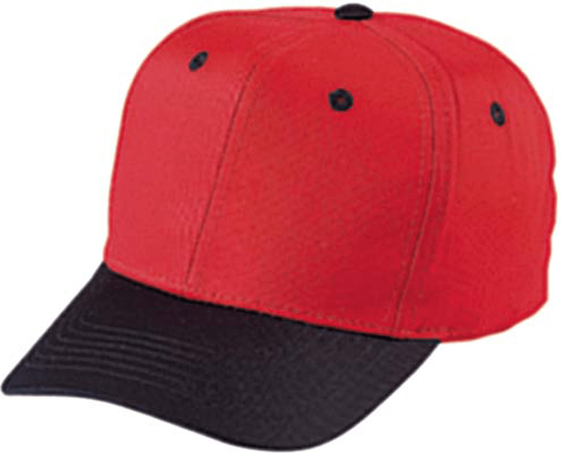 Cobra Cap Ypt-2 Youth 6 Panel Twill 2tone - Red Black