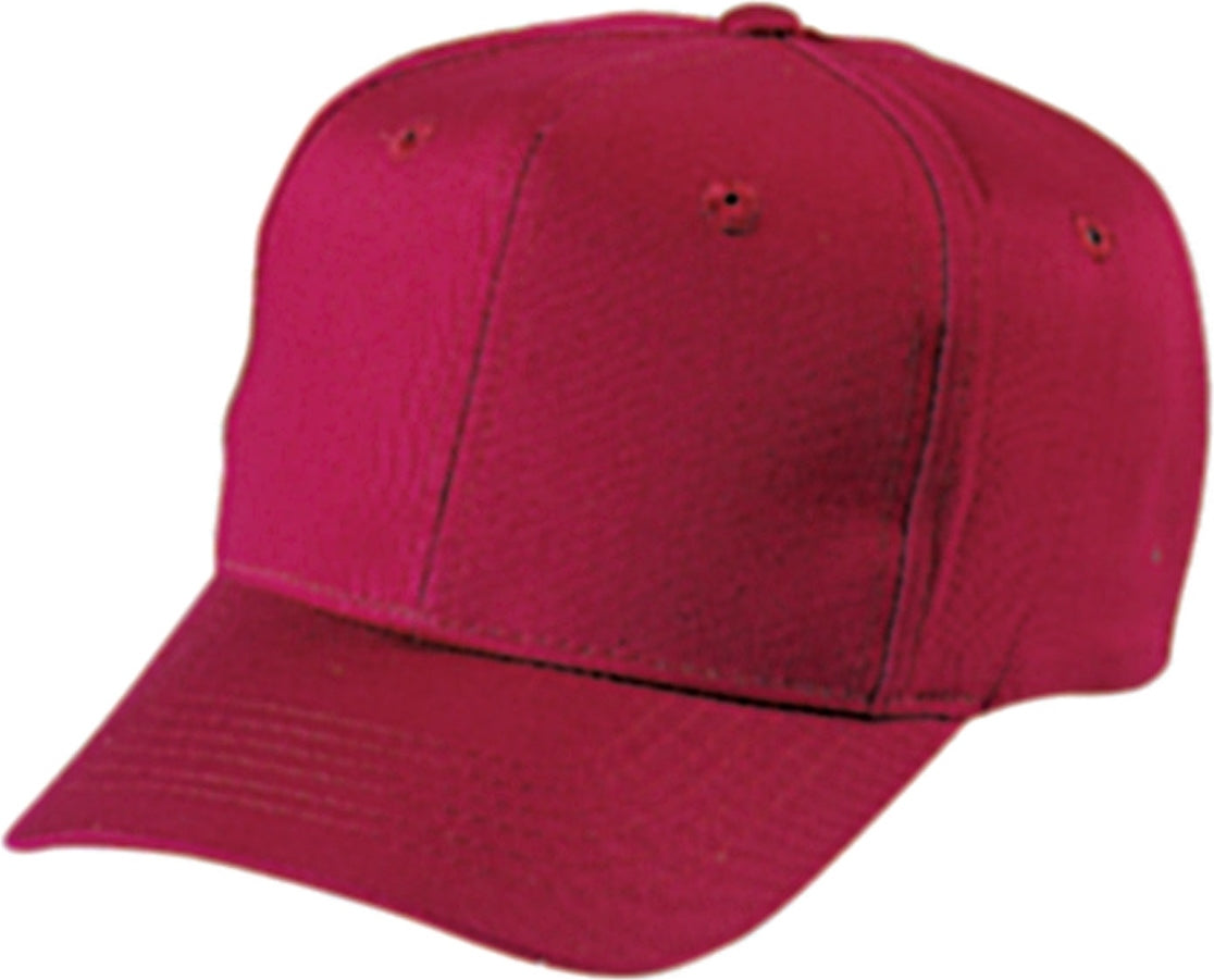 Cobra Cap Ypt Youth 6 Panel Pro Cotton Twill - Cardinal Green Undervisor