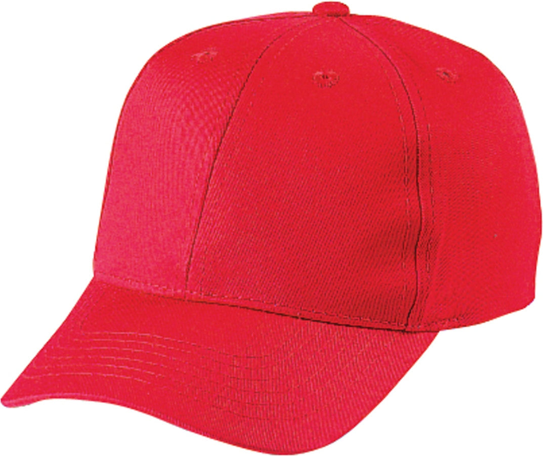 Cobra Cap Ypt Youth 6 Panel Pro Cotton Twill - Red