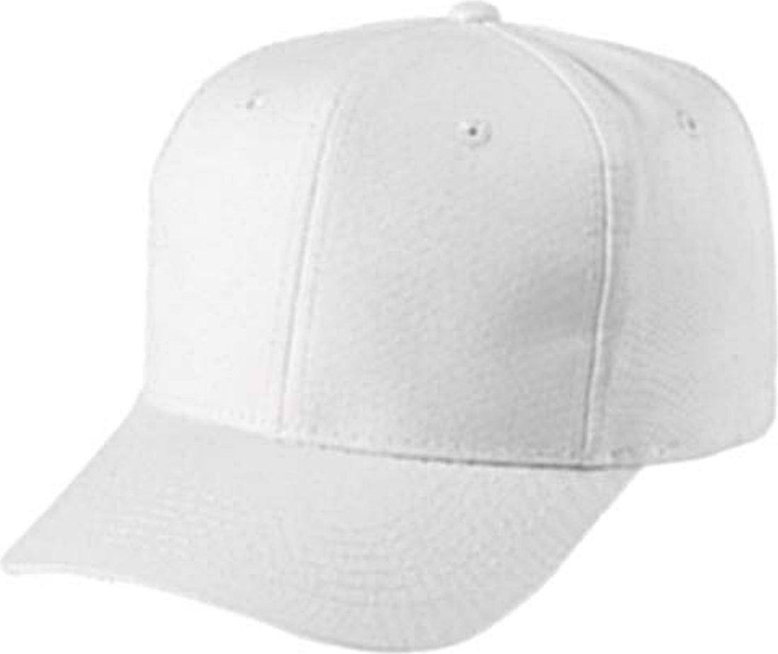 Cobra Cap Ypt Youth 6 Panel Pro Cotton Twill - White