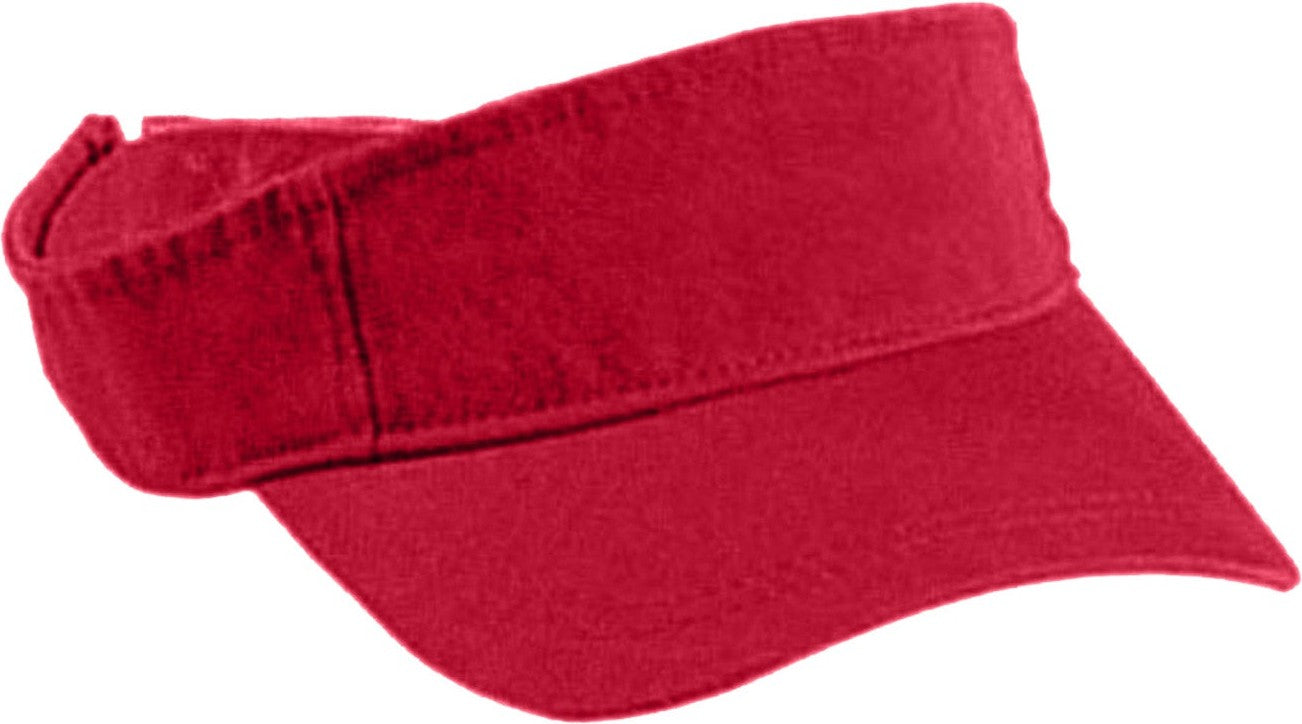 Cobra Cap Yvis-w Youth Garment Washed Visor - Brightred