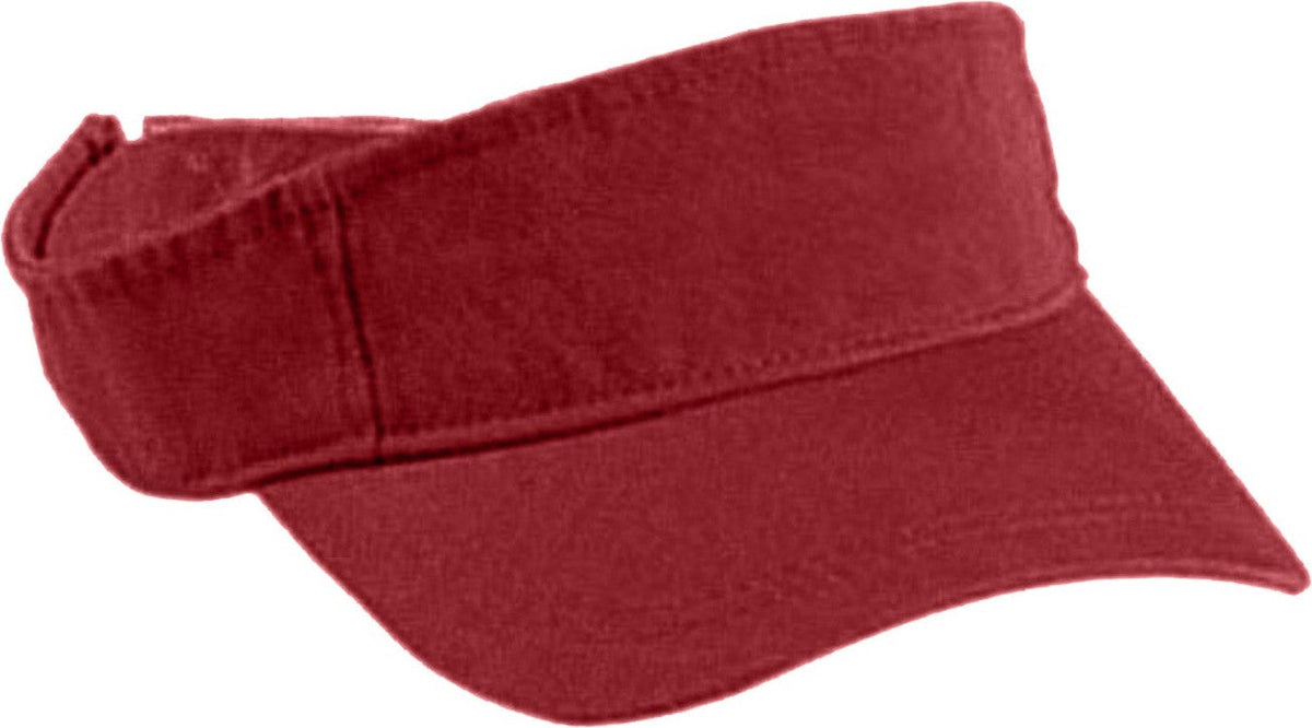 Cobra Cap Yvis-w Youth Garment Washed Visor - Red