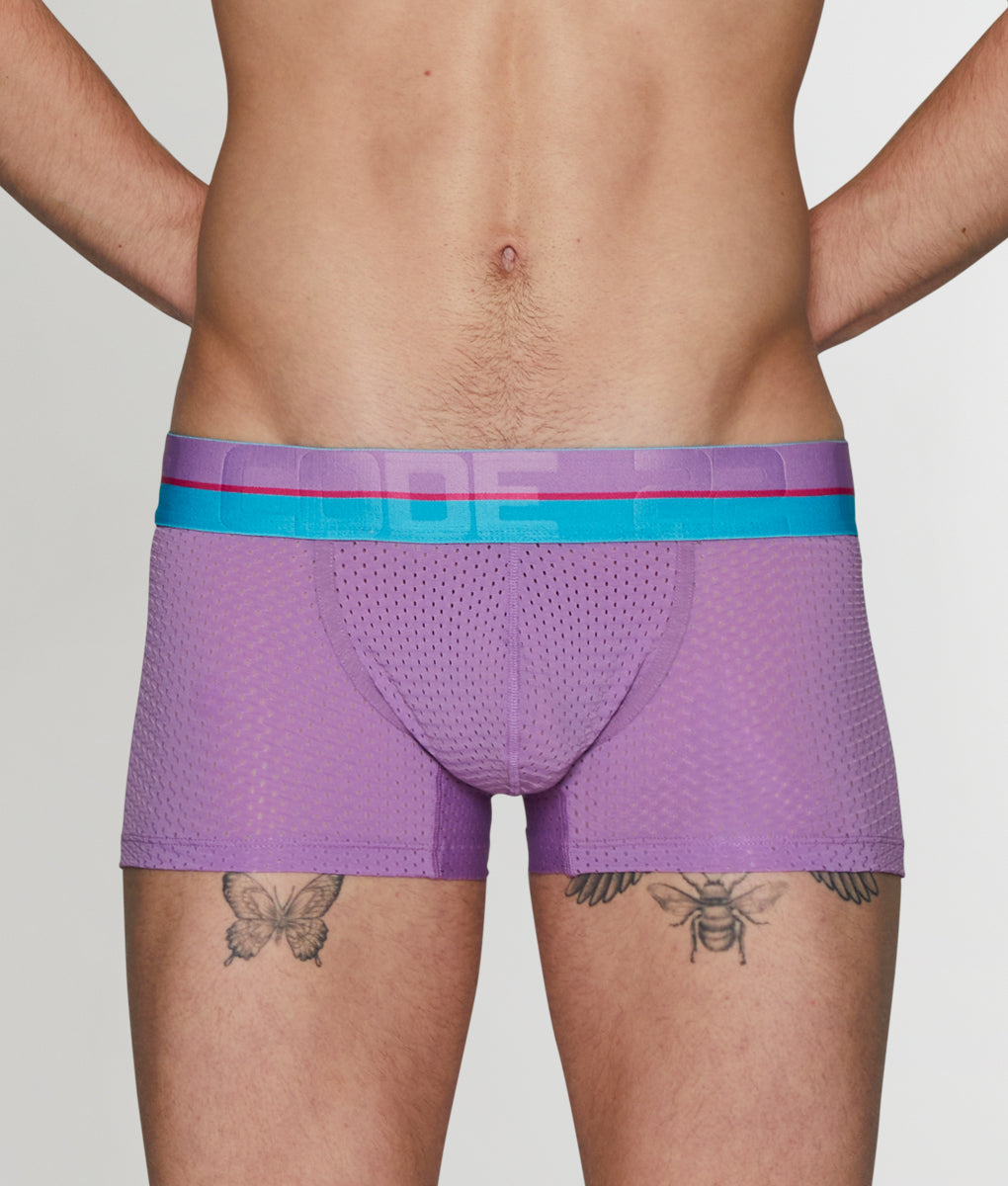 Code 22 Bright Mesh Trunk - Grape / Small