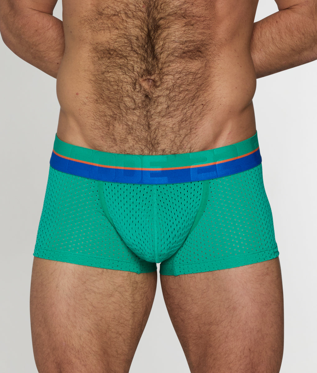 Code 22 Bright Mesh Trunk - Green / Small