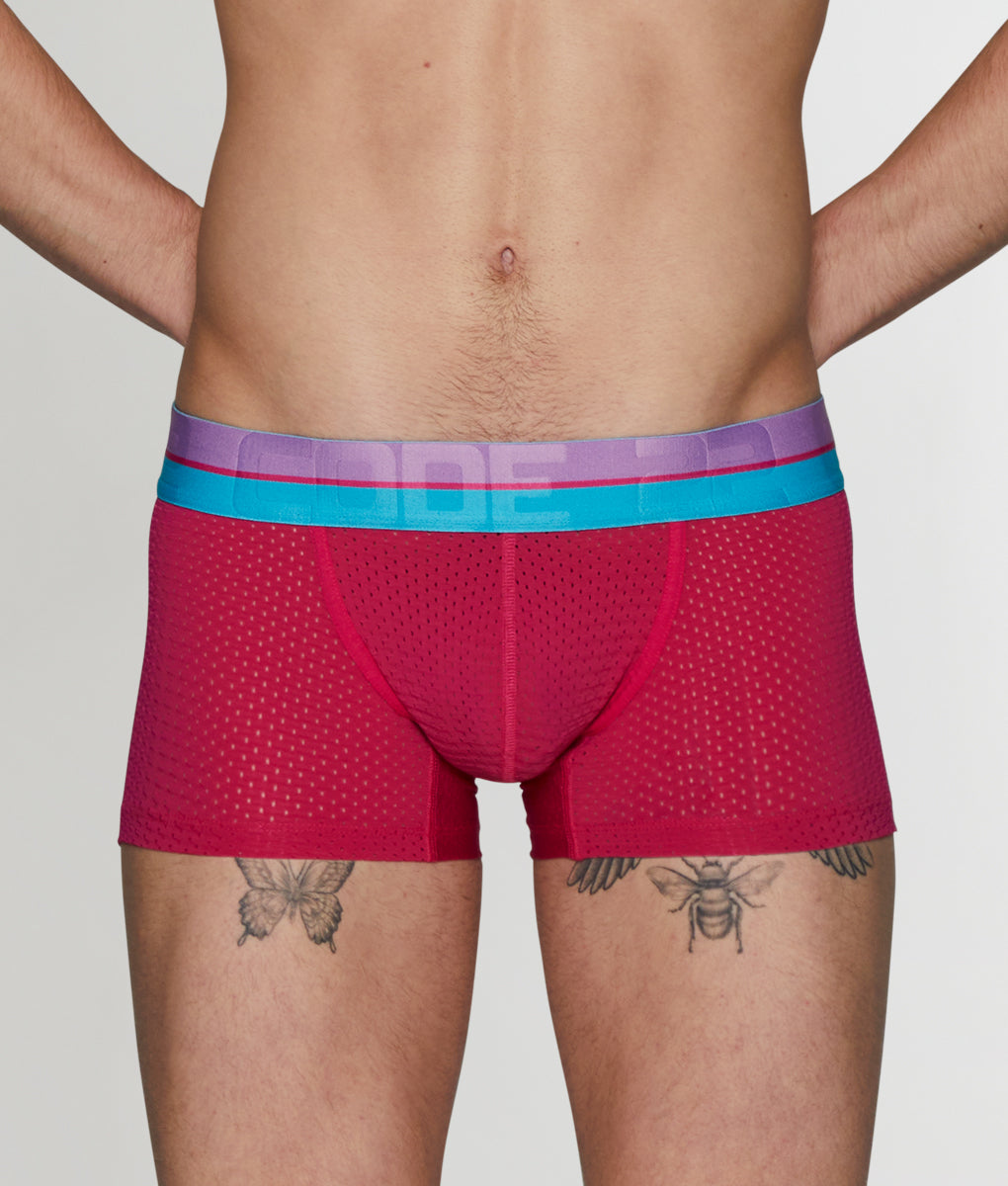 Code 22 Bright Mesh Trunk - Pink / Small