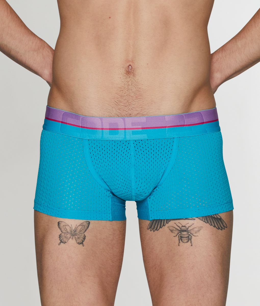 Code 22 Bright Mesh Trunk - Turquoise / Small