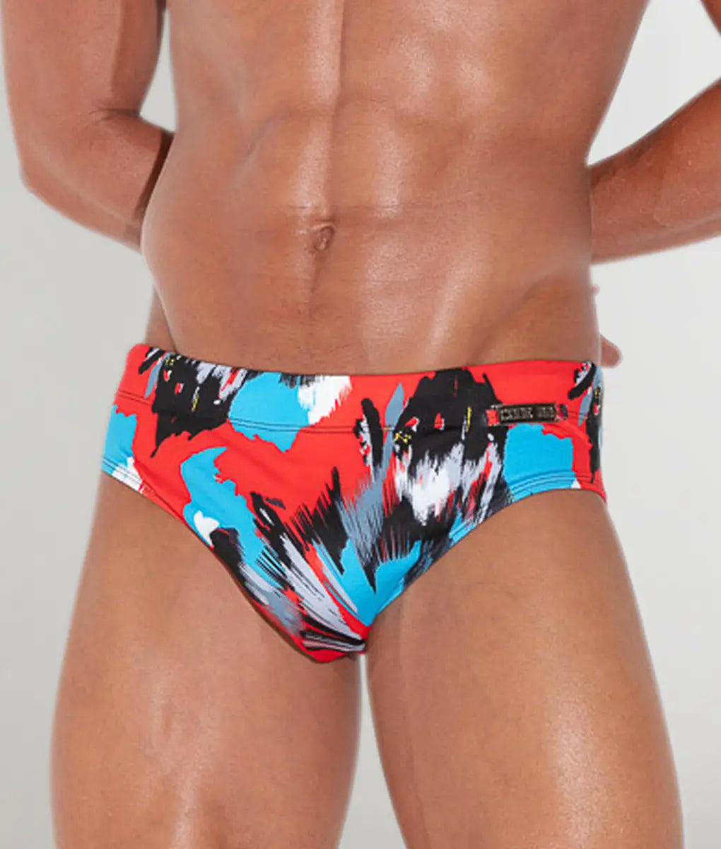 Code 22 Llanes Swim Brief - Coral / Small