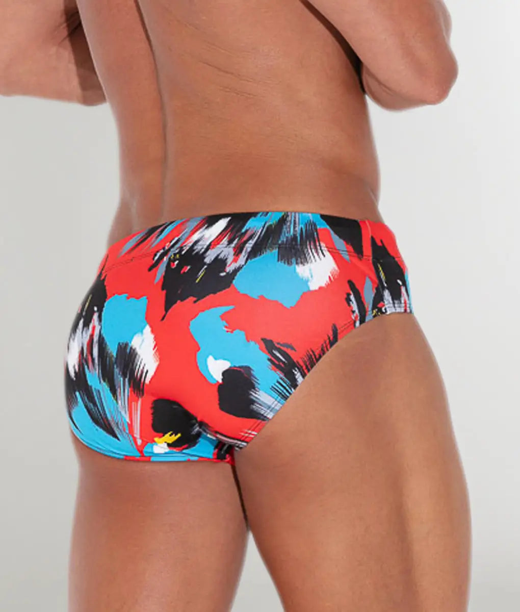 Code 22 Llanes Swim Brief - Coral / Small