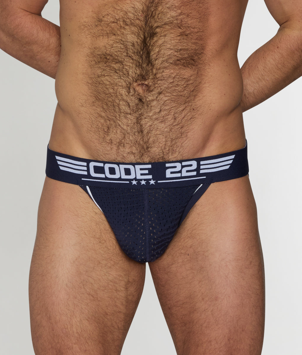 Code 22 Military Jock - Navy / Small