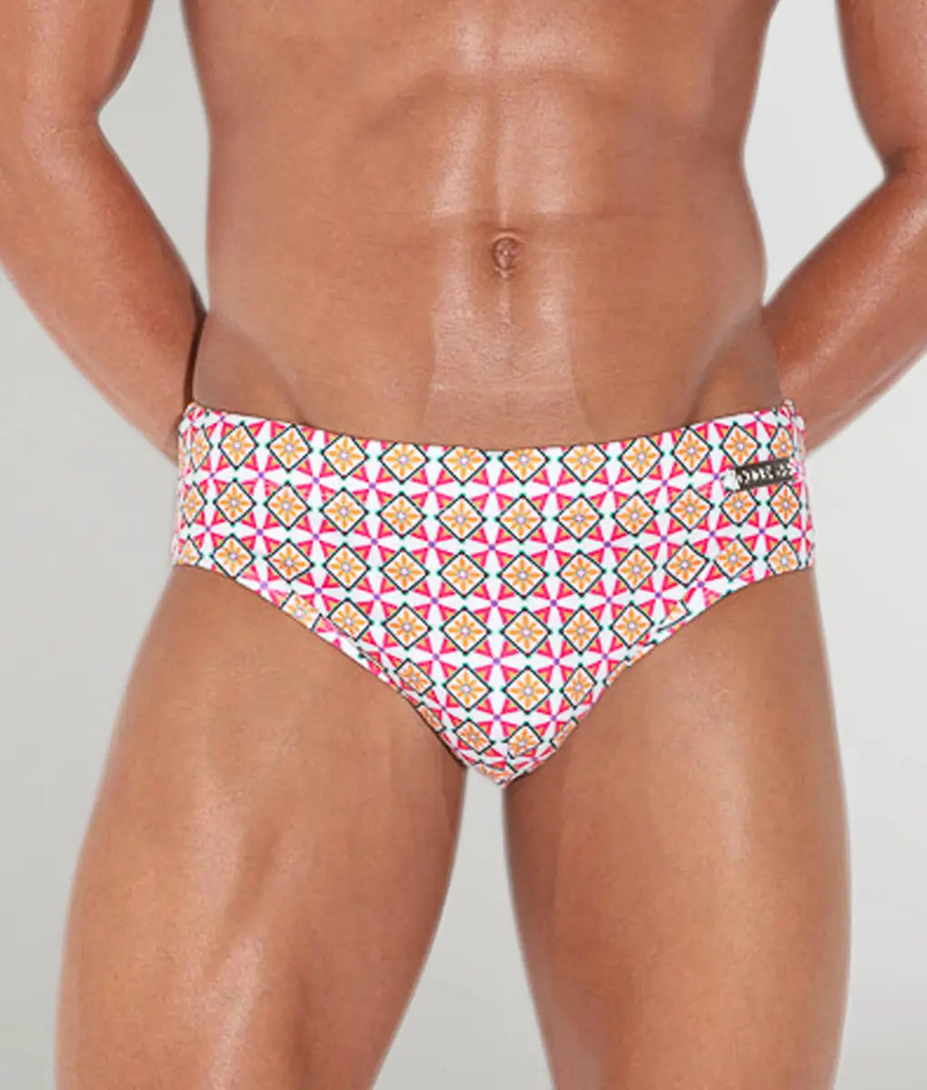 Code 22 Mojacar Swim Brief - Orange / Small