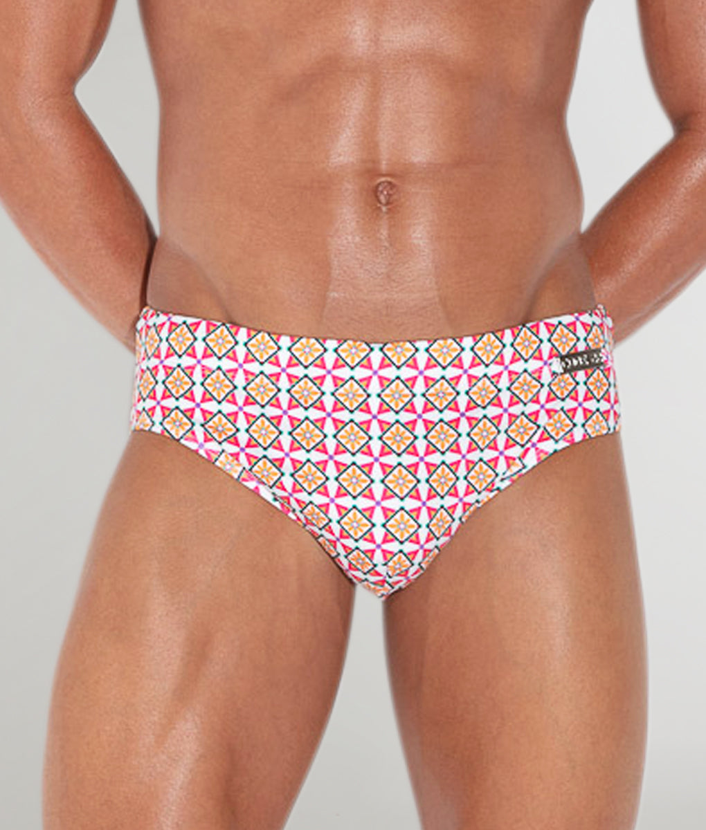 Code 22 Mojacar Swim Brief - Orange / Small