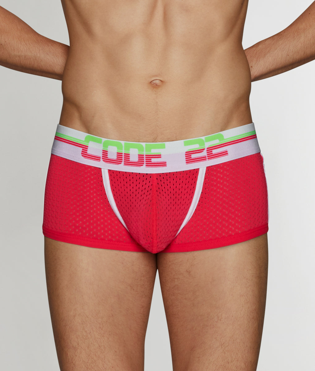 Code 22 Neon Mesh Trunk - Pink / Small
