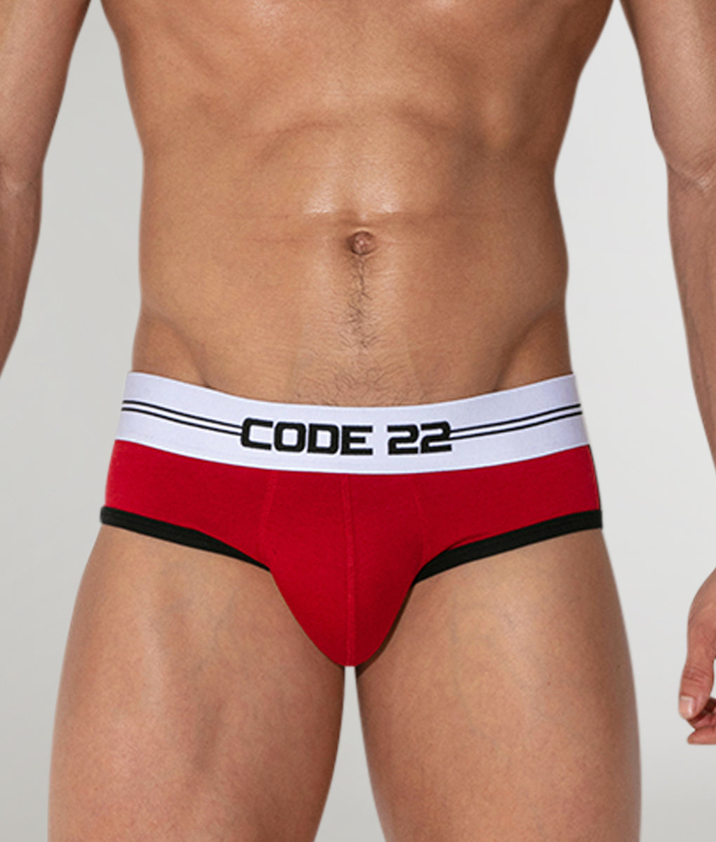 Code 22 Power Brief - Red / Small