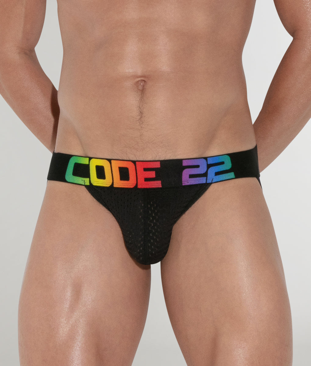 Code 22 Pride Mesh Jockstrap