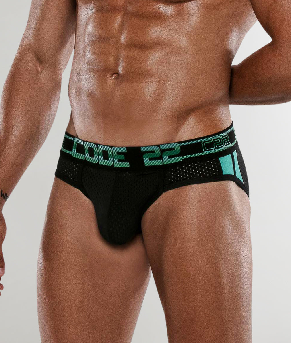 Code 22 Sport Mesh Push-up Brief