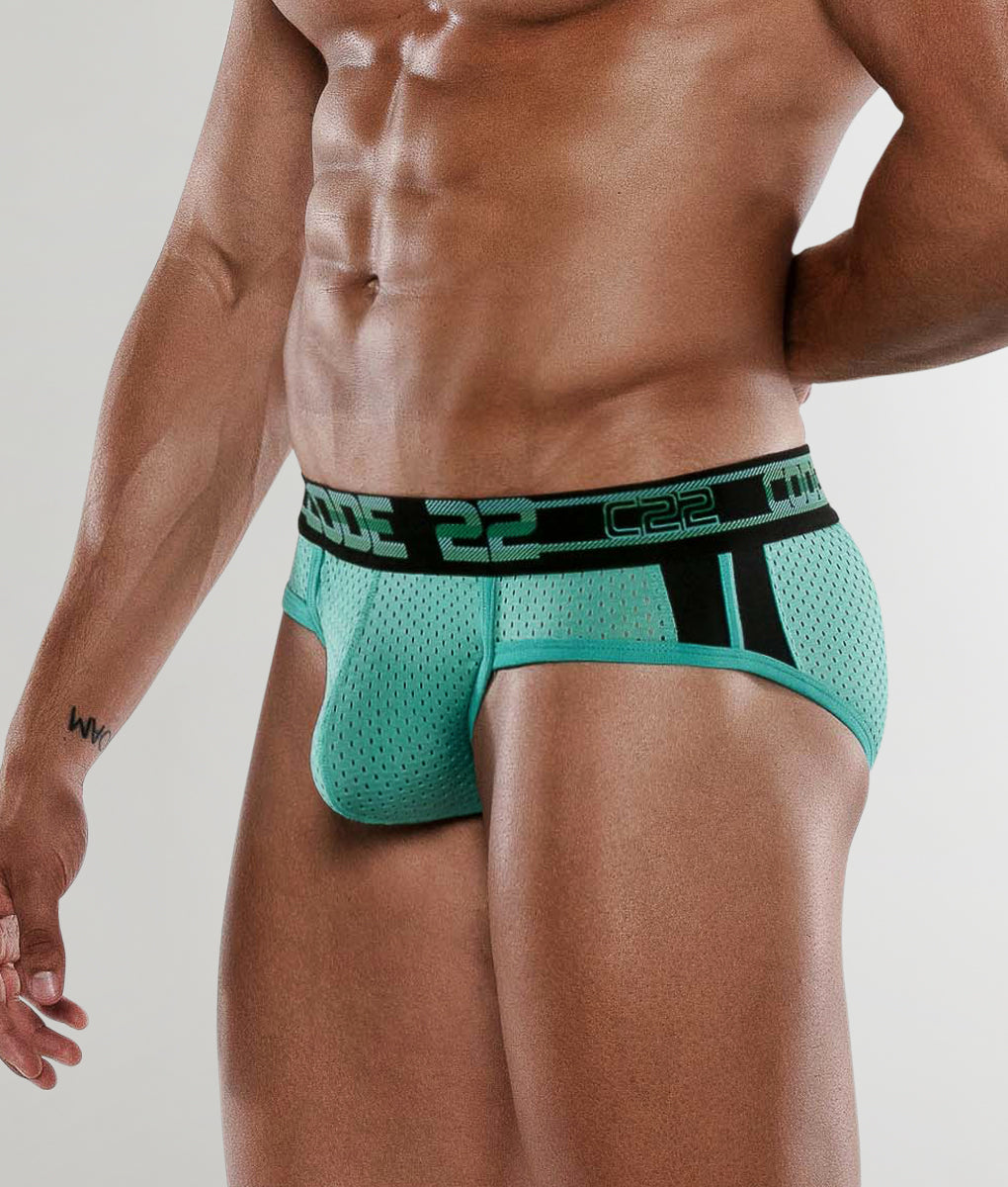 Code 22 Sport Mesh Push-up Brief