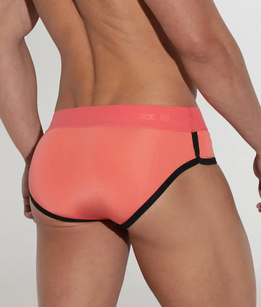 Code 22 Workout Brief Vermillion Orange / Small