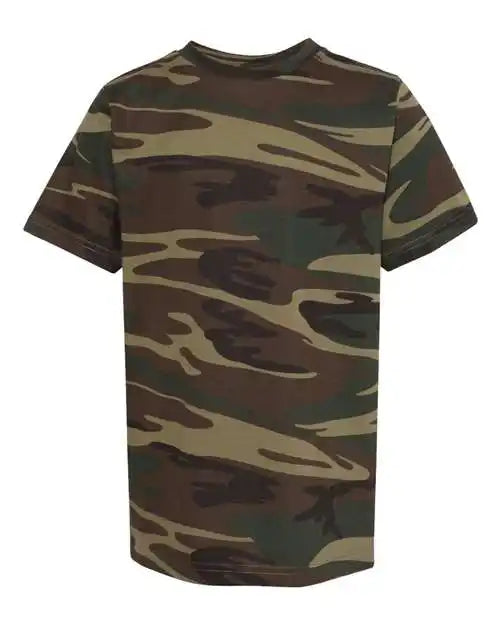 Code Five 2207 Youth Camouflage t Shirt Green Woodland