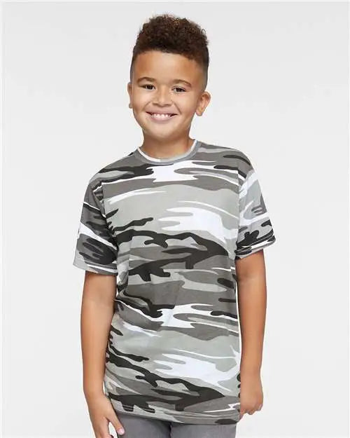 Code Five 2207l Youth Camouflage T-shirt - 2207 - Urban Woodland