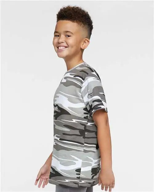 Code Five 2207l Youth Camouflage T-shirt - 2207 - Urban Woodland