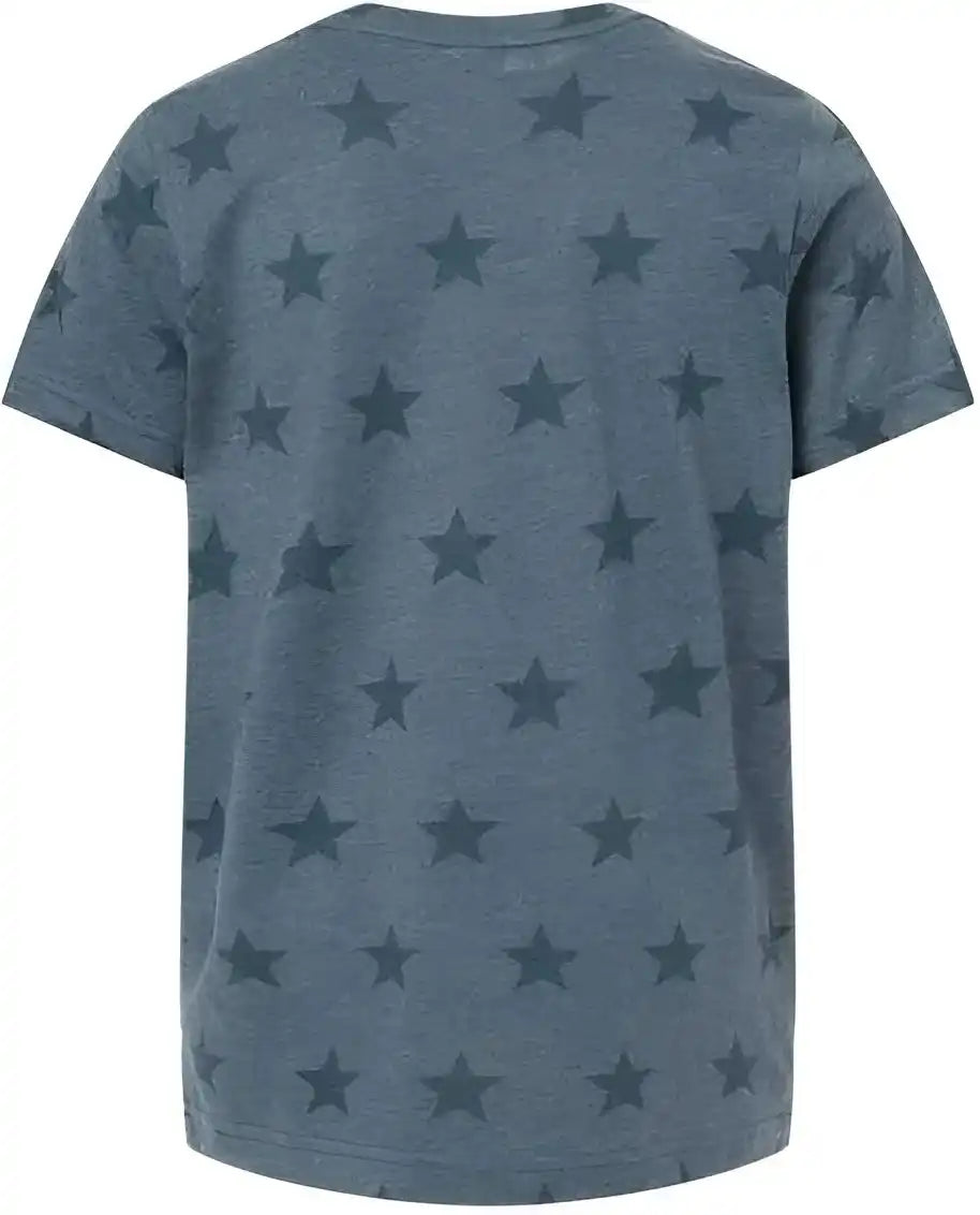 Code Five 2229 Youth Star Print Tee Denim
