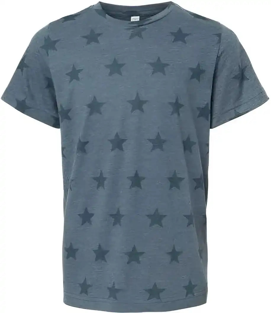 Code Five 2229 Youth Star Print Tee Denim